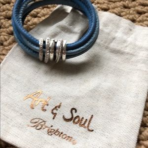 Brighton Neptune’s Rings Bracelet Blue NWT Beauty